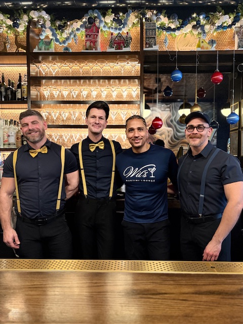 Bartenders at Wil's Martini Lounge