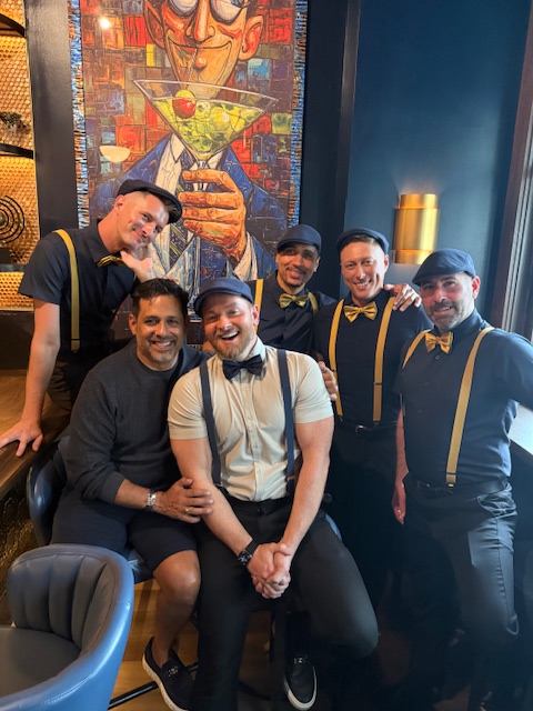The staff of Wil's Martini Lounge