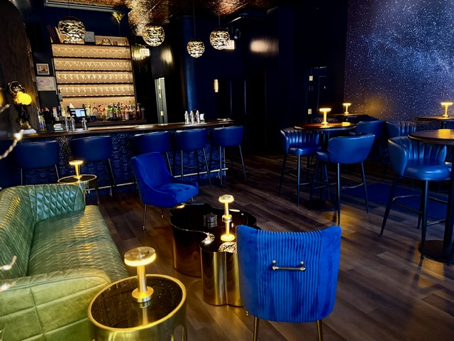 The lounge floor at Wil's Martini Lounge
