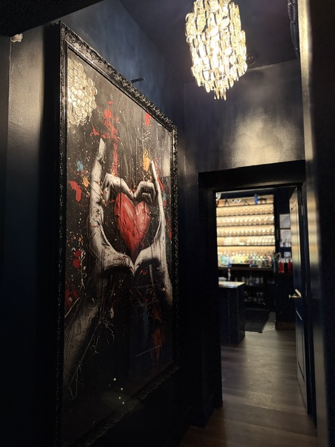 Interior detail at Wil's Martini Lounge
